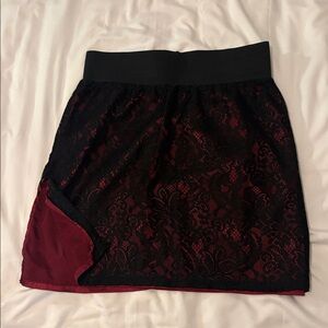 Forever 21 Lace Mini Skirt
